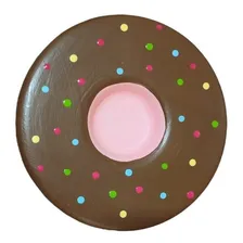 Enfeite Decorativo Mesa De Festa Doce Pudim Fake Em Ceramica Cor Rosa Foto mini 4