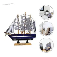 Enfeite Decorativo Navio Mediterraneo Mar Quarto Menino Azul Foto mini  2
