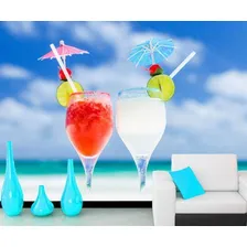 Enfeite Drink Coquetel Bebida Guarda Chuva Festa - Kit 70un Foto mini 4