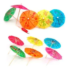 Enfeite Drink Coquetel Bebida Guarda Chuva Festa - Kit 70un Foto mini 2