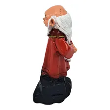 Enfeite Estátua Resina Mestre Dos Magos Caverna Do Dragão Foto mini 4