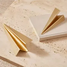 Enfeite Mesa Escultura Em Metal Dourado Grande Foto mini 2