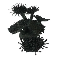 Enfeite Para Aquário Coral Artificial Black Modelo 12 Vigoar Foto mini 2