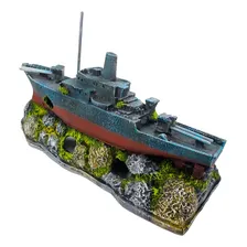Enfeite Para AquƔrio - Navio Destroyer Foto mini 2