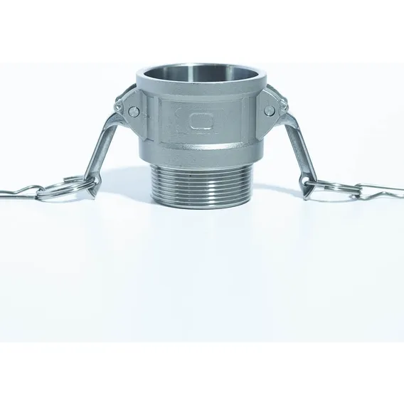 Engate Camlock Acoplador Inox 316 Rosca Macho Bsp Ø2 Foto 1