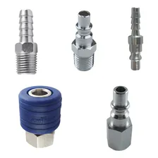 Engate Rápido 1/4'' +3 Conexões Para Ar + Espigão Compressor Foto  mini 1