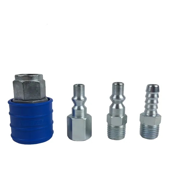 Engate Rápido Compressor Ar 1/4 Npt Kit Com 4 Unidades Foto 1