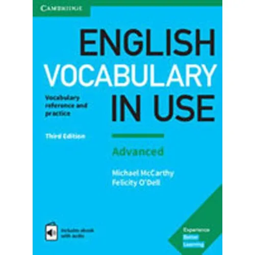 ENGLISH VOCABULARY IN USE - ADVANCED - BOOK WITH ANSWERS AND: VOCABULARY REFERENCE, de McCarthy, Michael. Editorial CAMBRIDGE UNIVERSITY PRESS DO BRASIL, tapa mole, edición 3ª edição - 2017 en inglês Foto 1