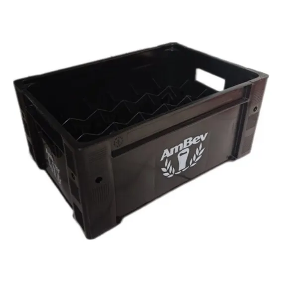 Engradado Para Garrafas 300ml Com 24 Ambev Cor Preto Foto 1