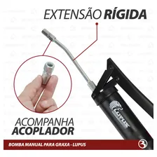 Engraxadeira Bomba Graxa Graxeira Manual 500g 2015-e Lupus Foto mini  2