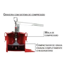 Engraxadeira Bomba Manual Graxa Reservat贸rio 7 Kg Hydronlubz Foto mini 3