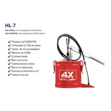Engraxadeira Bomba Manual Graxa Reservat贸rio 7 Kg Hydronlubz Foto mini 2