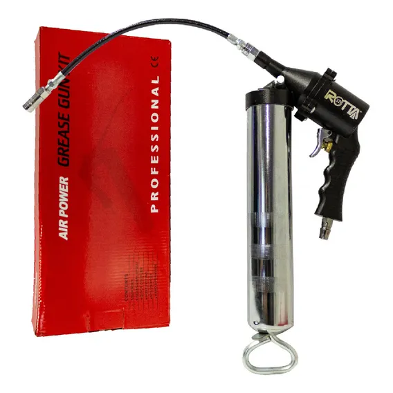 Engraxadeira Pneumática Bomba Manual Graxa 400g Rotta 376 Foto 1