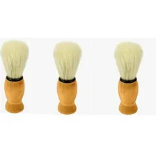 Enox Pincel Barba Pequeno Kit C/2 Cerdas Naturais Cor Palha Foto mini 2