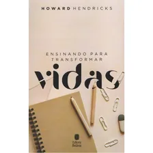 Ensinando Para Transformar Vidas Livro Howard Hendricks Foto  mini 1