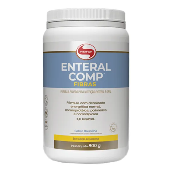 Enteral Comp Fibras 800g Baunilha Vitafor Foto 1