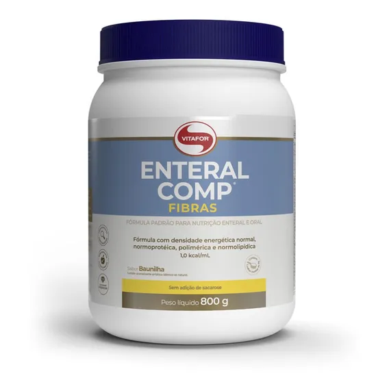 Enteral Comp Fibras 800g Baunilha Vitafor Foto 1