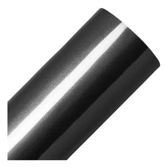 Envelopamento Adesivo Linha Alto Brilho Automotivo 1,5mx69cm Cor Graphite Metallic Foto 1