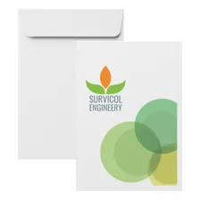 Envelope A4 Personalizado Empresa Escritorio Logo - 250 Uni Cor Envelope Personalizado Foto mini 1
