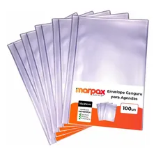 Envelope Canguru Cristal Para Agenda 15cmx21cm Marpax 100 Un Foto mini 1