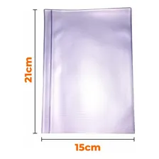 Envelope Canguru Cristal Para Agenda 15cmx21cm Marpax 100 Un Foto mini 3