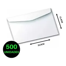Envelope Carta Para Correios 114x229mm Branco Sem Janela Liso Foto mini 4