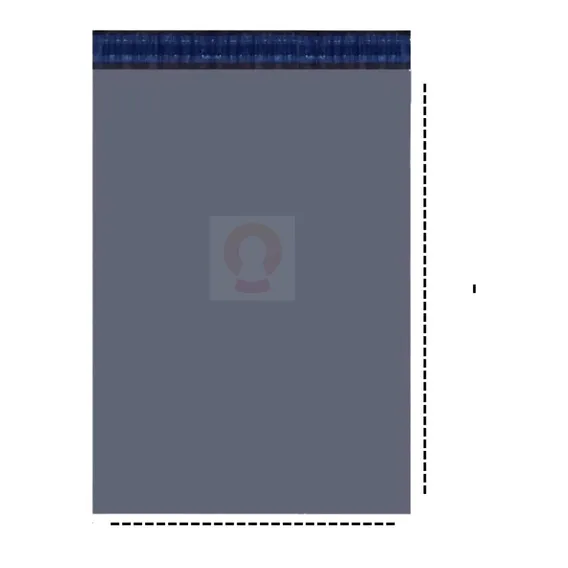 Envelope Cinza Reciclado E-coseg Mais 50x40 - 1000 Foto 1