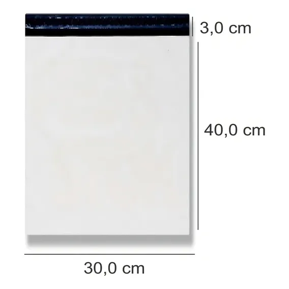 Envelope De Segurança C/ Lacre Liso - 30x40 - 250 Und Foto 1