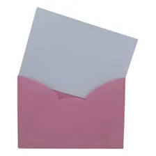 Envelope envelopes para convites de casamento Arwetech Envelope amarelo para convite con design lisa rosa para papel tamanho 11,5x8Cm - kit com 100 unidades Foto mini 2