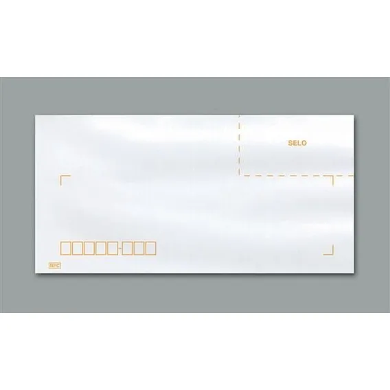 Envelope Ofício 114x229 Branco Com Rpc Caixa Com 1000 Unidad N/a Foto 1