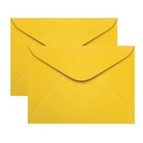 Envelope Para Convite Amarelo 72x108mm Scrity 100un Foto 1
