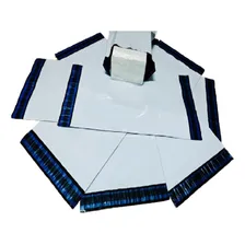 Envelope Plástico Branco 19x25 100 Un Lacre Sedex Correios Foto mini 2