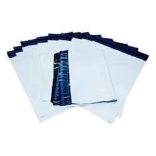 Envelope Plástico Branco 19x25 100 Un Lacre Sedex Correios Foto mini 1