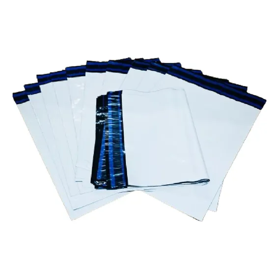 Envelope Plástico Branco 19x25 100 Un Lacre Sedex Correios Foto 1