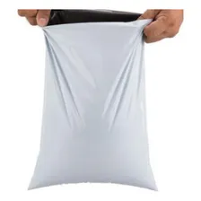 Envelope Plástico Branco 19x25 1000 Un Lacre Sedex Correios Foto mini  2