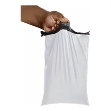 Envelope Plástico Branco 19x25 1000 Un Lacre Sedex Correios Foto mini  3