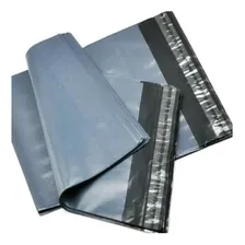 Envelope Plastico Cinza Embalagem Cinza 19x25 1000 Pçs Foto mini 2