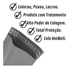 Envelope Plastico Correios De Seguranca Cinza 26x36 100 Unid Foto mini 3