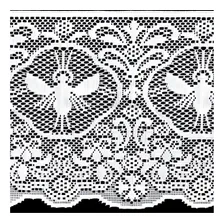 Envelope Plastico De Renda Renda Liturgica Beija Flor Renda Liturgica 500cm X 30cm - Branco Foto mini 1