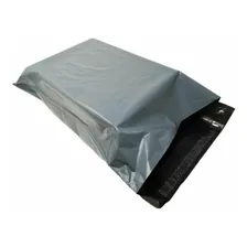 Envelope Plastico Sedex Cinza Saco Cinza Correio 40x60 100 Foto mini 1