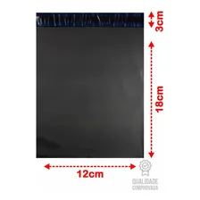 Envelope Plástico Segurança 12x18 100 U Lacre Sedex Correios Foto mini 3