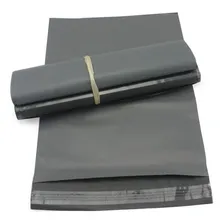 Envelope Plástico Segurança Lacre Sedex 26x36 Cinza 100 Un Foto mini 4