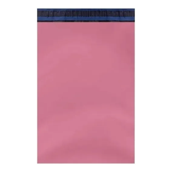 Envelope Plástico Segurança Rosa Lacre Sedex 32x40 100 Unid. Foto 1