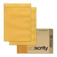 Envelope Saco Amarelo Sko 24(meio A4)-18,5x 24,8cm-cx. C/500 Kraft Ouro Foto mini 1