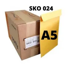 Envelope Saco Amarelo Sko 24(meio A4)-18,5x 24,8cm-cx. C/500 Kraft Ouro Foto mini 4