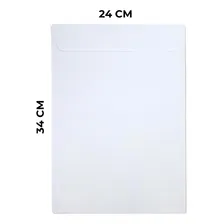 Envelope Saco Branco 240x340 Com 100 Unidades Foto mini 3