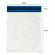 Envelope Saco De Segurança 19x25 Branco 500 Ecommerce Sedex Foto  mini 1