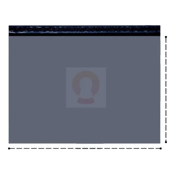 Envelope Saco Embalagem Sedex Pac Cinza 40x40 500 Unidades Foto 1