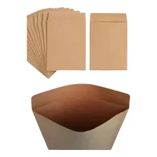 Envelope Saco Kraft Natural Pardo 176x250 Com 100 Unidades Foto mini  3