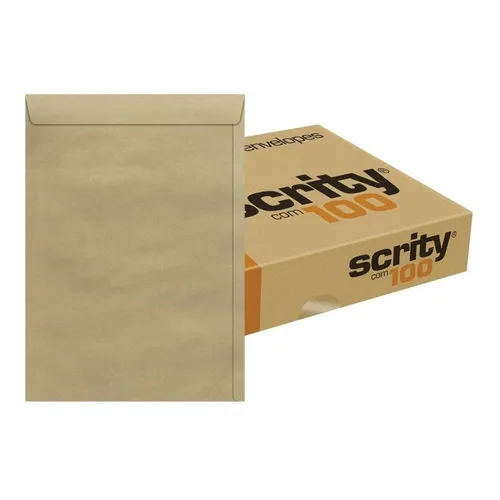 Envelope Saco Kraft Natural Pardo Skn336 260x360 Scrity 300u Foto 1